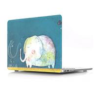 JZ Animal Caso per MacBook PRO 13 (2009-2012, Models: A1278) Hard Shell Case with Keyboard Cover - Eephant