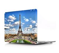 JZ Architecture [Eiffel Tower] Hard Shell Caso for MacBook Air 13 Old Release (2010-2017, Models: A1369 / A1466) with Keyboard Cover