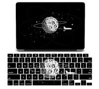 JZ Astronaut Caso per MacBook Air 13 Old Release (2010-2017, Models: A1369 / A1466) Hard Shell Caso con Cover Tastiera Gratuita Set - C