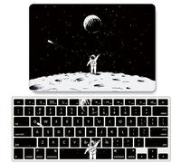 JZ Astronaut Caso per MacBook PRO (15-inch, 2016-2019, Models: A1707 / A1990) Hard Shell Caso con Cover Tastiera Gratuita Set - A