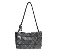 JZ Borsa a Tracolla con Motivo Diamante Trapuntato - Per Lavoro -Gray