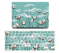 JZ Caso per MacBook PRO (13-inch with M1/M2,2016-2022, Thunderbolt 3 Ports, Models: A2338 / A2289 / A2251 / A2159 / A1706 / A1708 / A1989) Hard Shell Case con Set di Cover per Tastiera - Flower