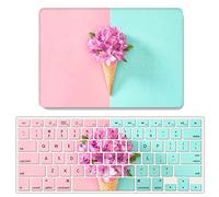 JZ Caso per MacBook PRO (15-inch, 2008-2012, Models: A1286) Hard Shell Case con Set di Cover per Tastiera - Ice Cream