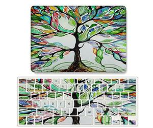 JZ Caso per MacBook PRO (15-inch, 2008-2012, Models: A1286) Hard Shell Case con Set di Cover per Tastiera - Tree of Life