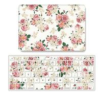 JZ Caso per MacBook PRO (15-inch, 2016-2019, Models: A1707 / A1990) Hard Shell Case con Set di Cover per Tastiera - Rose