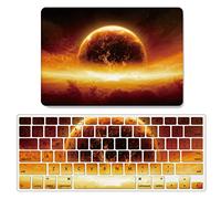 JZ Caso per MacBook PRO (15-inch, 2016-2019, Models: A1707 / A1990) Hard Shell Case con Set di Cover per Tastiera - Sun