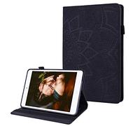 JZ Cattle Stripe Design Tablet Wallet Custodias per for iPad 10.2 inch Retina Display Series (2019) Custodia - Black