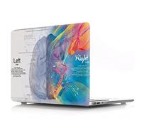 JZ Cervello Duro Caso Cover Skin con Protezione per Tastiera per MacBook PRO (13-inch,M1,2016-2020, Thunderbolt 3 Ports, Models: A2338/A2289/A2251/A2159/A1706/A1708/A1989) - T