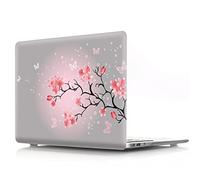 JZ Cherry Blossoms Hard Shell Caso Compatible with MacBook PRO (15-inch, 2016-2019, Models: A1707 / A1990) with Keyboard Cover - N