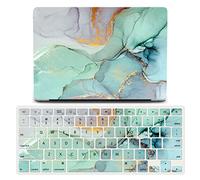 JZ Colorful Marble Caso per MacBook Air M1 / Air 13 Retina Newest Release (2018-2022, Models: A2337 / A2179 / A1932) Hard Shell Case con Set di Cover per Tastiera - B
