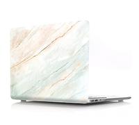 JZ Cover Caso per MacBook PRO (15-inch, 2016-2019, Models: A1707 / A1990) Hard Skin with Keyboard Cover [Marble Series - Green-3]