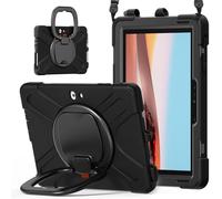 JZ Custodia Per Microsoft Surface Go 4/3/2/1 10.5 inch 2023, antiurto resistente Heavy Duty con supporto rotante 360°,impugnatura e tracolla - Mint Green