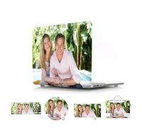 JZ Custodia rigida del computer portatile per MacBook Neo 13 A3404 Air Pro 11 12 13 14 15 16 M1 M2 M3 M4 Retina Accessorio Mouse Pad Tastiera Della Copertura Della Borsa