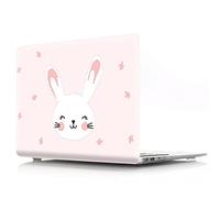 JZ Cute Animals Caso per MacBook Air (11-inch, Models: A1370 / A1465) Hard Shell Case with Keyboard Cover - R