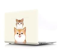 JZ Cute Animals Caso per MacBook Air 13 (2010-2017, Models: A1369 / A1466) Hard Shell Case with Keyboard Cover - Q
