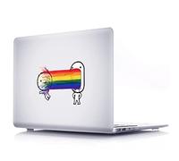 JZ Cute Animals Caso per MacBook Air M1 / Newest Air 13 (2018-2020, Models: A2337 / A2179 / A1932) Hard Shell Case with Keyboard Cover - D