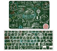 JZ Equation Design con Logo Caso per MacBook PRO (13-inch with M1/M2,2016-2022, Thunderbolt 3 Ports, Models: A2338/A2289/A2251/A2159/A1706/A1708/A1989) con Coperchio Tastiera - C