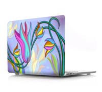 JZ Flower Series Design Crystal Hard Shell Caso per MacBook Pro 14 inch M4 M3 M2 M1 A3112 A3185 A3401 A2918 A2992 A2779 A2442,Anti-Slip,Ultra Thin & Lightweight Protective Caso - Morning Glory