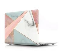 JZ Geometric Marble Caso per MacBook Air 13 (2010-2017, Models: A1369 / A1466) Hard Skin with Keyboard Cover [A]