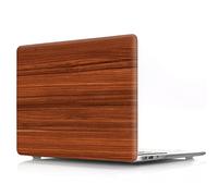 JZ Grana di Legno di plastica Caso per MacBook PRO (15-inch, 2016-2019, Models: A1707 / A1990) Hard Shell Case with Keyboard Cover - N
