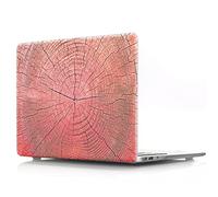 JZ Grana di Legno di plastica Caso per MacBook PRO (15-inch, 2016-2019, Models: A1707 / A1990) Hard Shell Case with Keyboard Cover - H