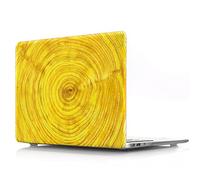 JZ Grana di Legno di plastica Caso per MacBook PRO Retina 13 (2012-2015, Models: A1502 / A1425) Hard Shell Case with Keyboard Cover - I