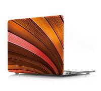 JZ Grana di Legno di plastica Caso per MacBook PRO Retina 13 (2012-2015, Models: A1502 / A1425) Hard Shell Case with Keyboard Cover - C