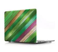 JZ Grana di Legno di plastica Caso per MacBook PRO Retina 13 (2012-2015, Models: A1502 / A1425) Hard Shell Case with Keyboard Cover - B
