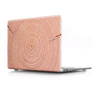 JZ Grana di Legno di plastica Caso per MacBook PRO Retina 13 (2012-2015, Models: A1502 / A1425) Hard Shell Case with Keyboard Cover - G