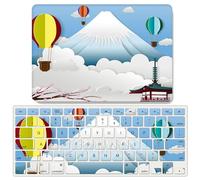 JZ Love Hot Air Balloon Folio Duro Caso per MacBook Air 13 with M1 (2020, Models: A2337 / A2179) con Coperchio Tastiera - F