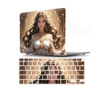 JZ Magical Girl Design Caso per 13.5 inch Surface Laptop 5/4/3/2 (1769/1867/1958/1950) with Alcantara Keyboard Snap-On Protettivo Copertura Rigida Shell con Coperchio Tastiera - D