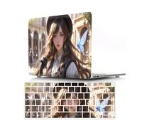 JZ Magical Girl Design Caso per MacBook PRO 13 inch Retina A1502 A1425 Snap-On Protettivo Copertura Rigida Shell con Coperchio Tastiera - F