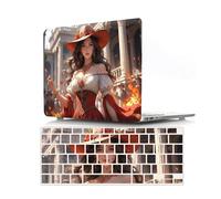 JZ Magical Girl Design Caso per MacBook PRO 15 inch Touch Bar 2016-2019 A1707 A1990 Snap-On Protettivo Copertura Rigida Shell con Coperchio Tastiera - C