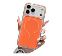 JZ Magnetic Caso per iPhone 17 AIR - Magneto forte sottile morbido PC + TPU antigraffi -Orange