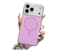 JZ Magnetic Caso per iPhone 17 AIR - Magneto forte sottile morbido PC + TPU antigraffi -Pink
