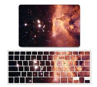 JZ Nebula Starry Sky Caso per MacBook Air M1 / Air 13 Retina Newest Release (2018-2022, Models: A2337 / A2179 / A1932) Astuccio con Tastiera Gratuita Set di Copertura - B