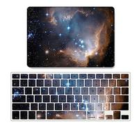 JZ Nebula Starry Sky Caso per MacBook PRO (15-inch, 2016-2019, Models: A1707 / A1990) Astuccio con Tastiera Gratuita Set di Copertura - C
