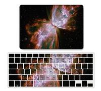 JZ Nebula Starry Sky Caso per MacBook (Retina, 12-inch, Models:A1534) Astuccio con Tastiera Gratuita Set di Copertura - H