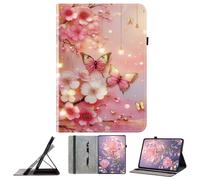JZ PU Leather Crystal Pattern Wallet Caso per Lenovo Tab P12 12.7 inch Custodia portafoglio in pelle PU - Lantern Butterfly