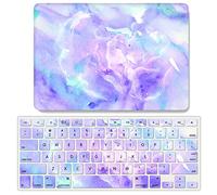 JZ Rainbow Aurora Caso per MacBook Air 13 Old Release (2010-2017, Models: A1369 / A1466) Hard Shell Case con Set di Cover per Tastiera - I