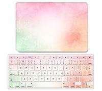 JZ Rainbow Aurora Caso per MacBook Air M1 / Air 13 Retina Newest Release (2018-2022, Models: A2337 / A2179 / A1932) Hard Shell Case con Set di Cover per Tastiera - C