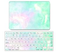 JZ Rainbow Aurora Caso per MacBook PRO (13-inch with M1/M2,2016-2022, Thunderbolt 3 Ports, Models: A2338 / A2289 / A2251 / A2159 / A1706 / A1708 / A1989) Hard Case con Set di Cover per Tastiera - B