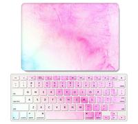 JZ Rainbow Aurora Caso per MacBook PRO (13-inch with M1/M2,2016-2022, Thunderbolt 3 Ports, Models: A2338 / A2289 / A2251 / A2159 / A1706 / A1708 / A1989) Hard Case con Set di Cover per Tastiera - D