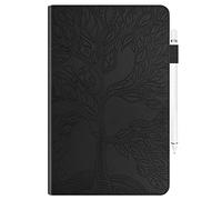 JZ [Tree of Life Custodia Compatible with Samsung Galaxy Tab S6 Lite 10.4 2020 (SM-P610/P615) Tablet PC Flip Cover - Black
