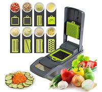 JZ Vegetable Choppers Slicer 8 in 1 Multi-Function Used as Onion Chopper Bell Pepper Celery Potato Diced And Carrot Slicer Fruits for per Home Kitchen