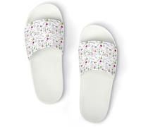 JZemdybill Pantofole antiscivolo, lupo grigio, per uomini e donne, ciabatte da doccia, Bianco Stile 7, 44 EU