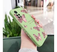 JZFDCLF Custodia a farfalla per Xiaomi Redmi Note 14 13 12 12S 11 11E 11S 10 10A 10T 10S 9T 9 8 7 Pro 10C 9T 4G 5G, verde chiaro 2, per note 14proplus
