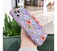 JZFDCLF Custodia a fiori per telefono Xiaomi 15 14T 14 13 13T 12 12X 12T 12S 11 11T Ultra 10 10T 9 9T Pro Lite, custodia in silicone liquido, viola chiaro, per Xiaomi 9 Pro