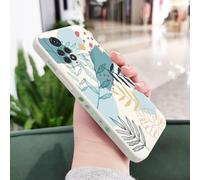 JZFDCLF Custodia per telefono a forma di foglie per Xiaomi Redmi Note 14 13 12 12S 11 11S 10 10T 10S 9T 9 8 7 Pro Plus per Redmi 10 9 9T 4G 5G, Bianco 2, per Note 14 ProPlus