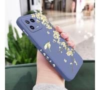JZFDCLF Custodia per telefono Plum Tree Branch per Xiaomi 15 14 14T 13 13T 12 12X 12T 12S 11 11T 10 10T 9 9T Pro Lite in silicone liquido, azzurro, per Xiaomi 10